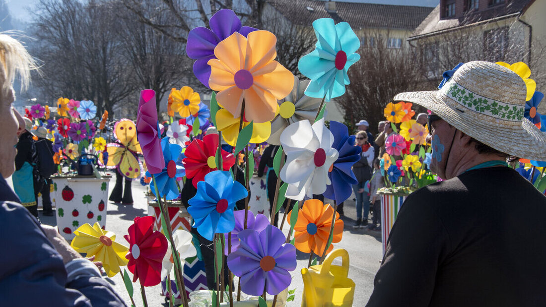 Heiter Sonnenschein am Fasnachtsumzug in Bad Ragaz: Mehr darüber gibt es am Donnerstag in der Printausgabe. (Bilder Susan Rupp)
