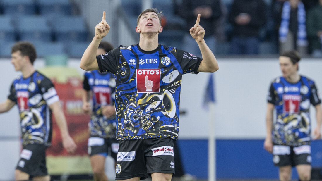 Der Luzerner Andrej Vasovic freut sich über den späten Ausgleich im Heimspiel gegen St. Gallen 20260201161811899.jpg