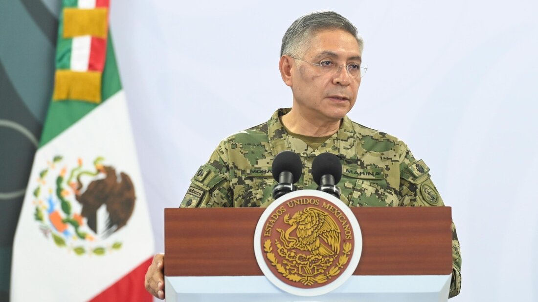 HANDOUT - Der mexikanische Marineminister Raymundo Morales. Foto: --/Presidencia México/dpa - ACHTUNG: Nur zur redaktionellen Verwendung und nur mit vollständiger Nennung des vorstehenden Credits 20260717194002429.jpg