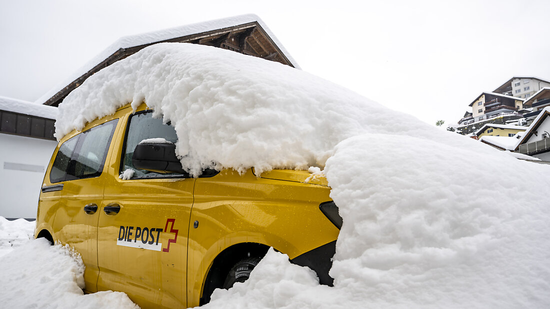 Im Wallis lag am 17. April viel Schnee - im Durchschnitt war der April 2025 aber mild. (Archivbild) 20250429145009484.jpg