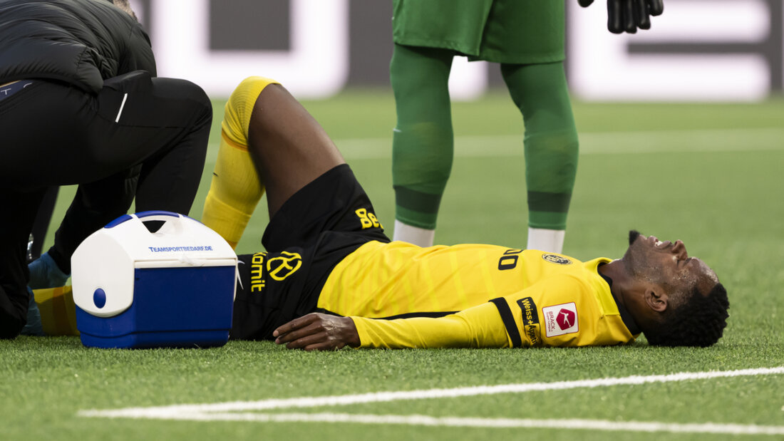 Verletzte sich am vergangenen Sonntag schwer an der Wade: YB-Mittelfeldspieler Edimilson Fernandes 20251105154713514.jpg