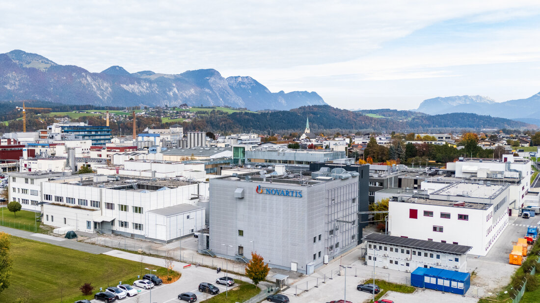 Novartis verkauft sämtliche Gebäude und Grundstücke an seinem Produktionsstandort im österreichischen Kundl. (Archivbild) 20260710190207451.jpg