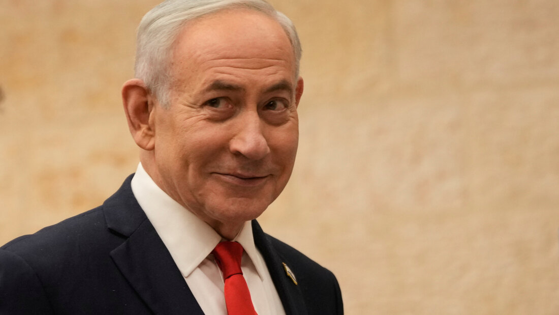 Der israelische Ministerpräsident Benjamin Netanjahu. Foto: Ohad Zwigenberg/AP/dpa/Archivbild 20260903183732531.jpg