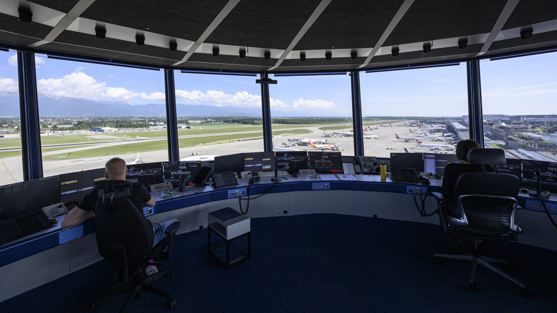 Wegen einer technischen Störung im System für die Flugüberwachung hat Skyguide die Kapazität im Schweizer Luftraum halbiert. (Archivbild) 20261020170826079.jpg