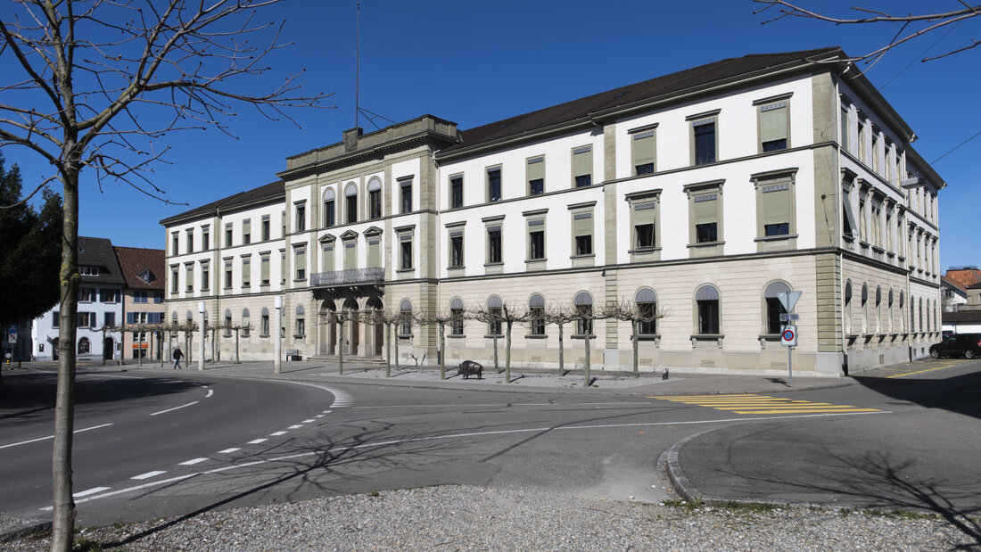 Der Kanton Thurgau will Verfahren rund um Baugesuche digitalisieren. Im Bild: Das Thurgauer Regierungsgebäude in Frauenfeld. (Archivbild) 20260904122904018.jpg