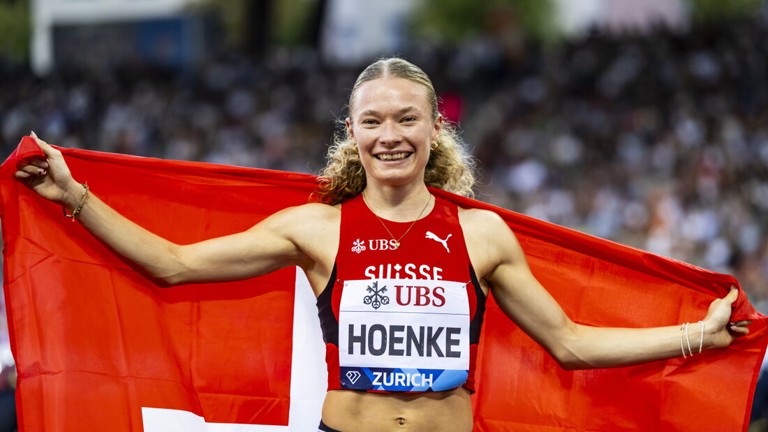 Strahlende Siegerin über 200 m: Die EM-Vierte Fabienne Hoenke erreichte in 22,53 ihre drittbeste Zeit der Karriere 20260827213658040.jpg