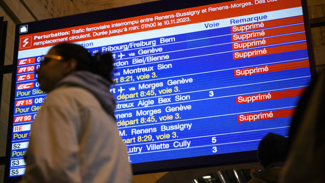 Die Demonstration führte zu Verspätungen und Zugausfällen im Bahnverkehr der Westschweiz. (Archivbild) 20250610103541284.jpg