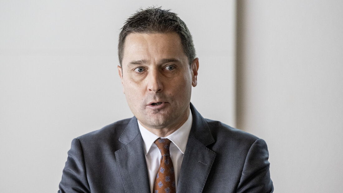 Der Schwyzer SVP-Regierungsrat André Rüegsegger will nicht Bundesrat werden. (Archivfoto) 20261019145828302.jpg
