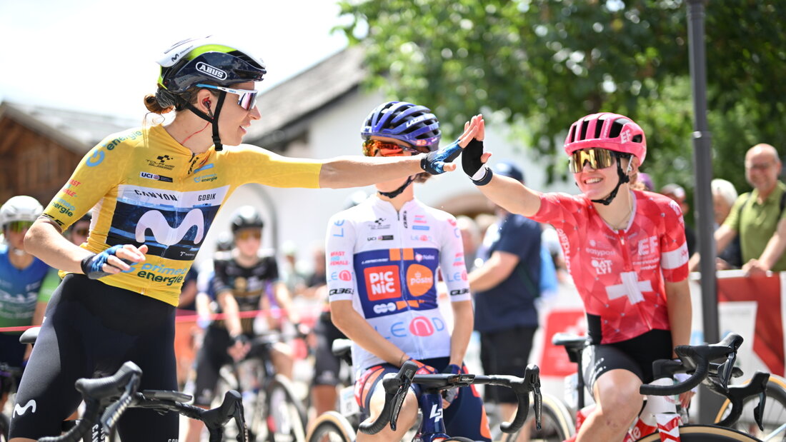 Marlen Reusser (links) und Noemi Rüegg (rechts) teilen sich am Samstag im WM-Strassenrennen die Leaderrolle im Schweizer Team 20260926053034837.jpg