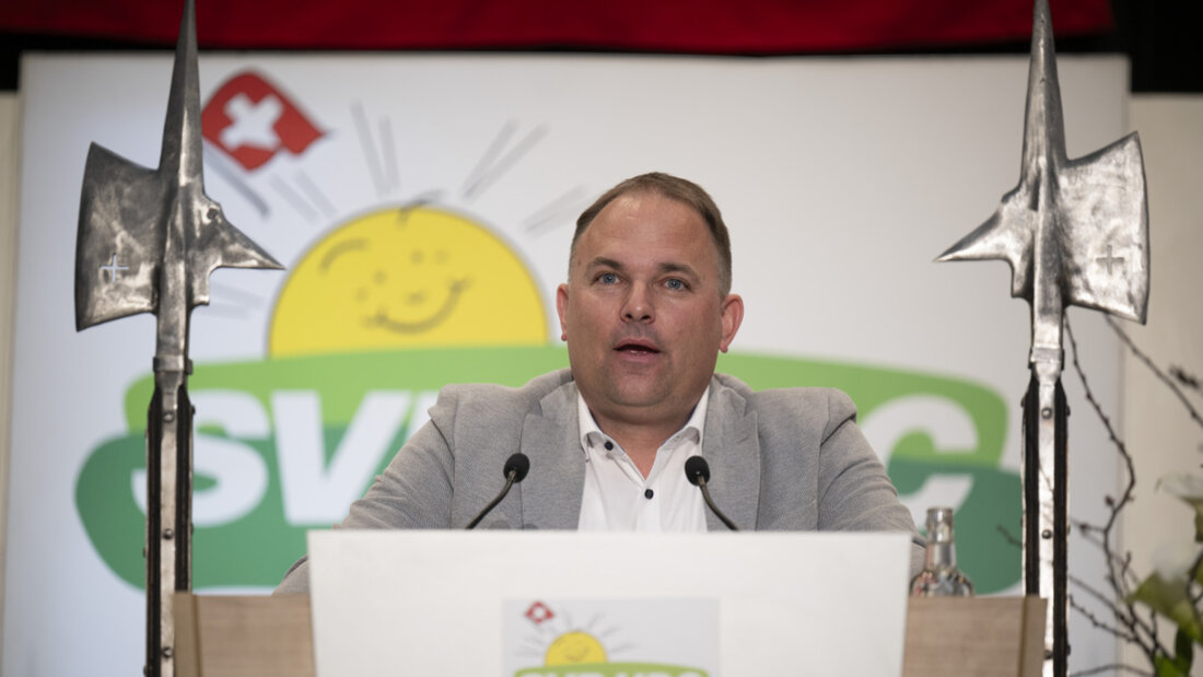 Parteipräsident Marcel Dettling sagte, das Siedlungsbild verändere sich zum Schlechten. 20260328122247700.jpg