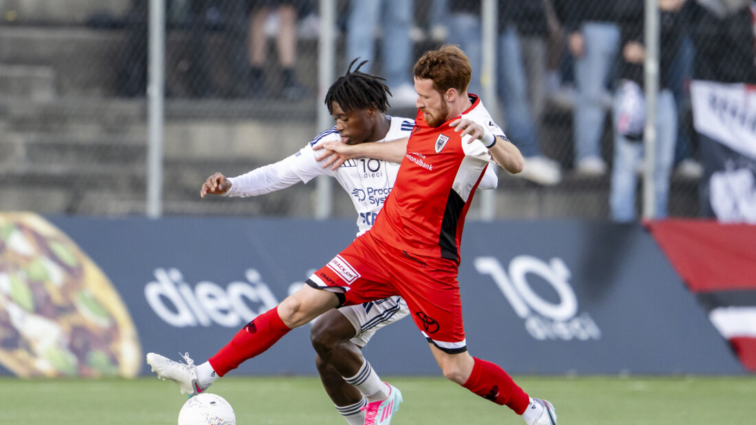 Serge Müller (im Vordergrund) erzielte das 1:0 für den FC Aarau 20251024221409561.jpg