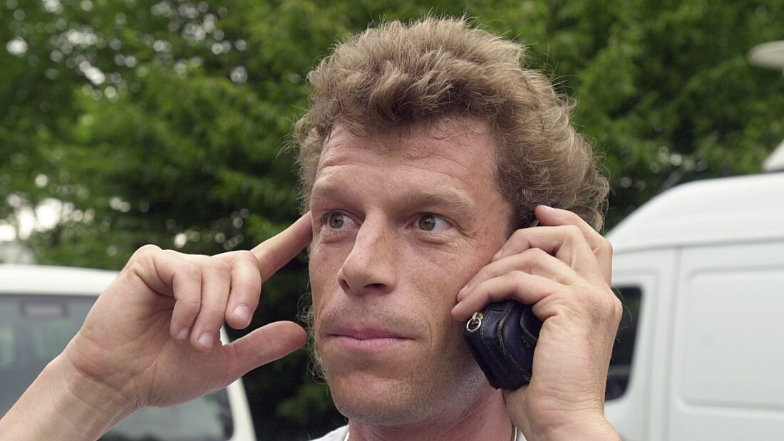 Sprengmeister Marco Zimmermann vor der Sprengung des Wankdorfstadions Anfang August 2001. (Archivbild) 20260802050101329.jpg
