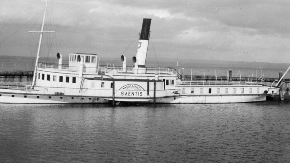 Das Dampfschiff Säntis wurde 1933 absichtlich im Bodensee versenkt. (Archivbild) 20250830120020970.jpg