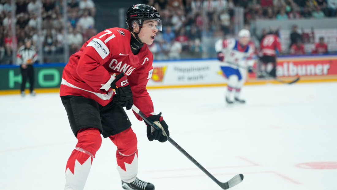Macklin Celebrini erzielte das wichtige 1:0 für Kanada gegen die USA 20260528190013388.jpg