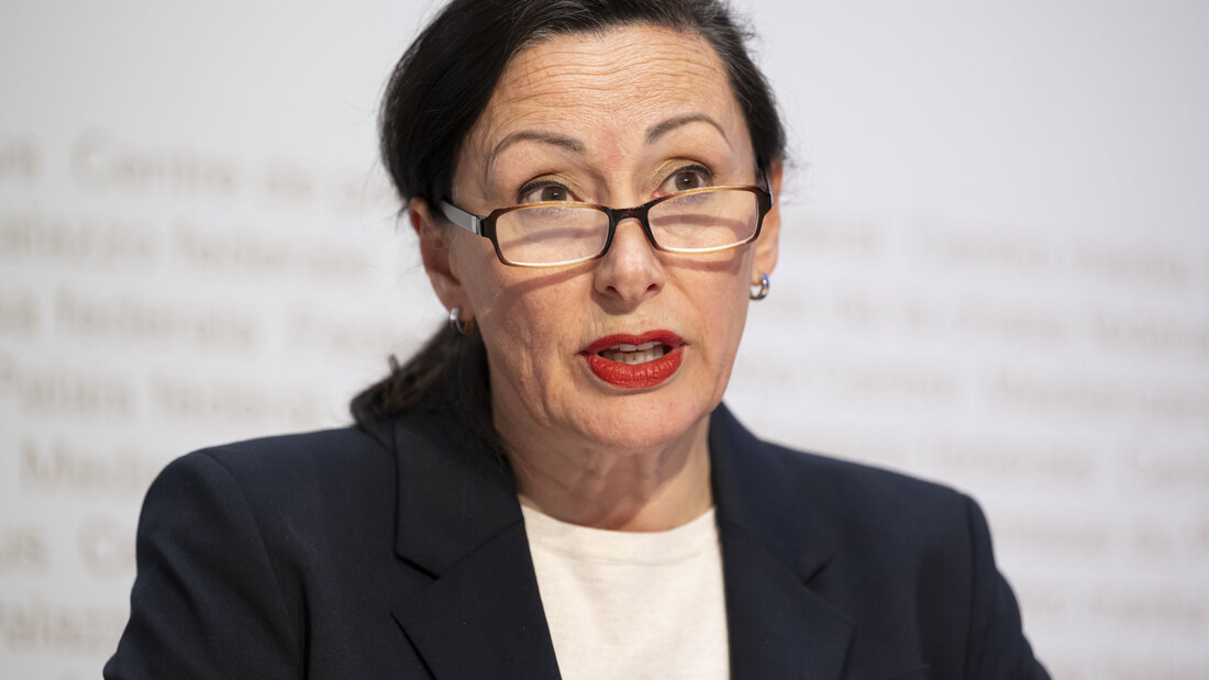 Laut Bundesratssprecherin Nicole Lamon hat der Bundesrat am Mittwoch die Folgen des Hitzesommers thematisiert. Momentan sei es nicht notwendig, die ausserordentliche Lage auszurufen. (Archivbild) 20260812142753800.jpg