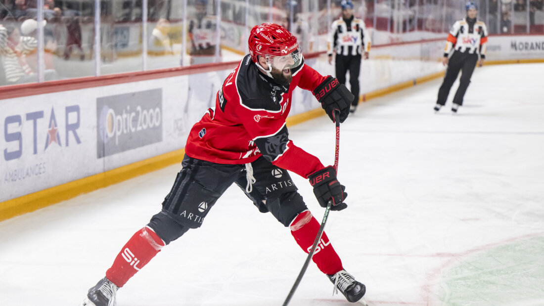 Einer der Abwehrhaudegen, die sich in Finnland für ein Olympia- oder WM-Aufgebot empfehlen wollen: Lausannes Fabian Heldner 20251106050059756.jpg