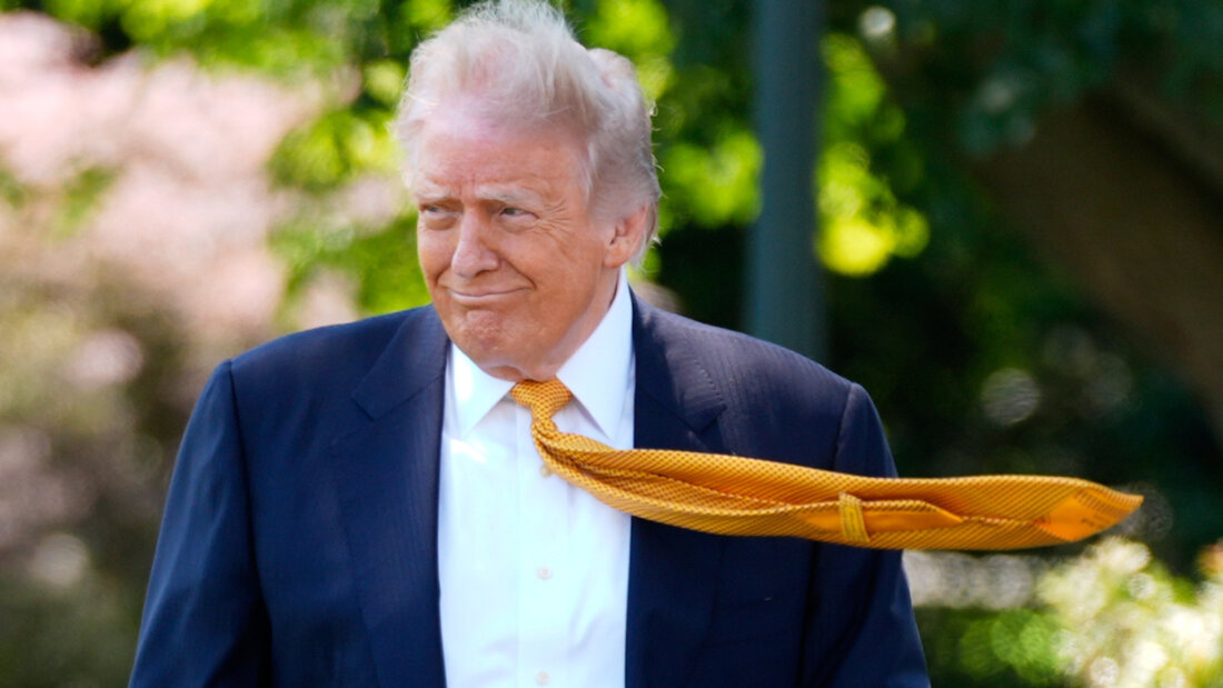 Präsident Donald Trump verlässt das Weiße Haus und reist nach Peking, um sich mit Chinas Präsident Xi Jinping zu treffen. Foto: Manuel Balce Ceneta/AP/dpa 20260513054029743.jpg