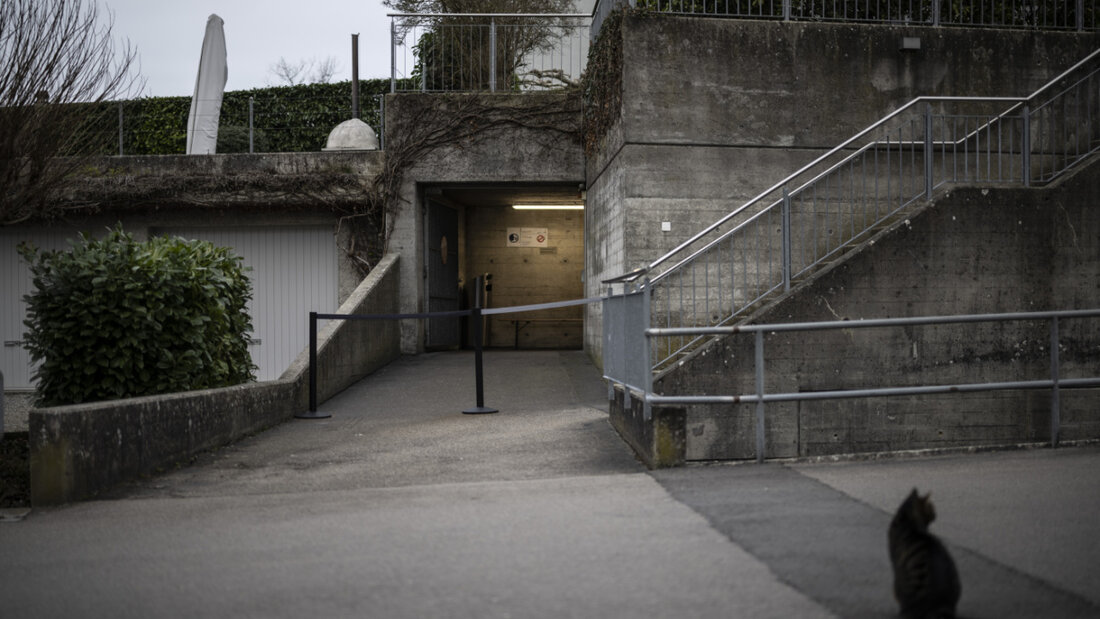 Die Asylsuchenden werden in einer unterirdischen Zivilschutzanlage in Steckborn TG untergebracht. (Archivbild) 20250821160718533.jpg