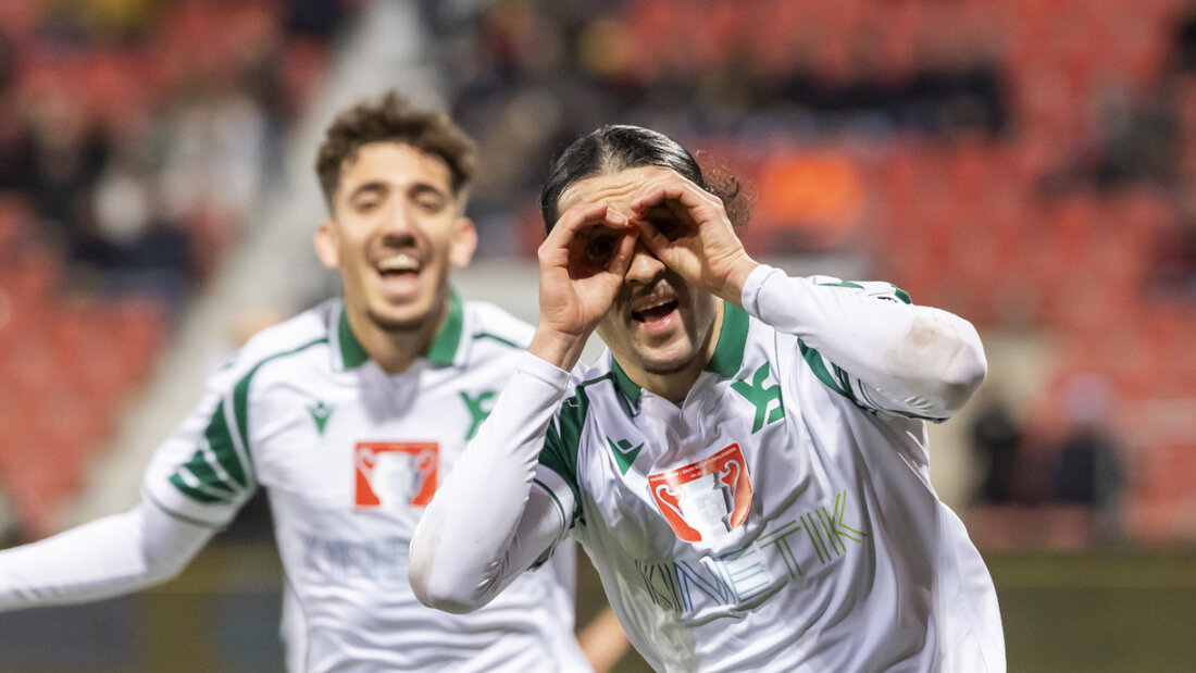 Elias Pasche jubelt über den Ausgleich für Yverdon 20260203215346332.jpg