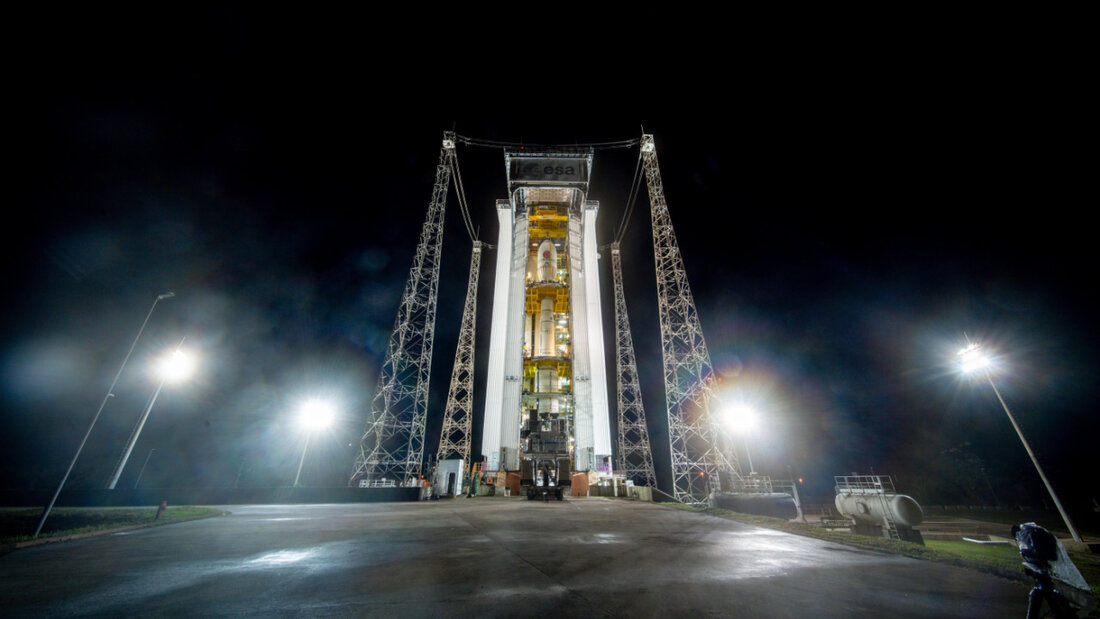 Der Satellit befindet sich in der Spitze der Vega-C-Rakete. 20260519060556963.jpg