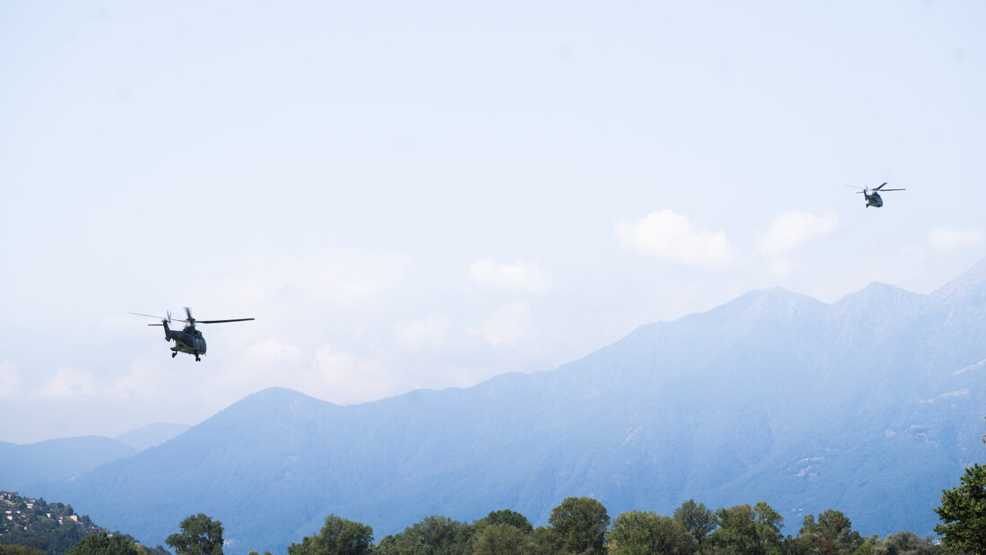Am 28. Juli in Richtung Korsika abgeflogen, nun wieder zurück: Die Schweizer Armee half den französischen Behörden mit Super-Puma-Helikoptern bei der Bekämpfung von Waldbränden. (Archivbild) 20260807152719975.jpg