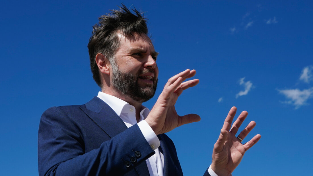Der US-Vizepräsident JD Vance hatte sich kurz vor seinem Abflug in die Schweiz optimistisch gezeigt. (Archivbild) 20260621074006279.jpg