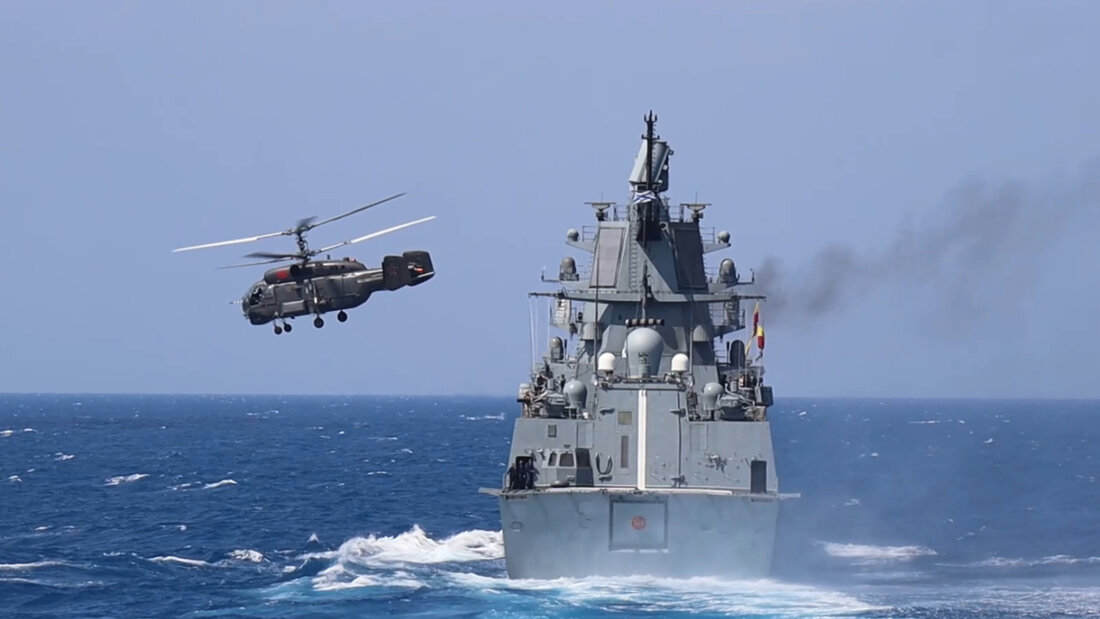 ARCHIV - Die russische Fregatte Admiral Grigorowitsch. Foto: Uncredited/Russian Defense Ministry Press Service/dpa 20241209120113093.jpg