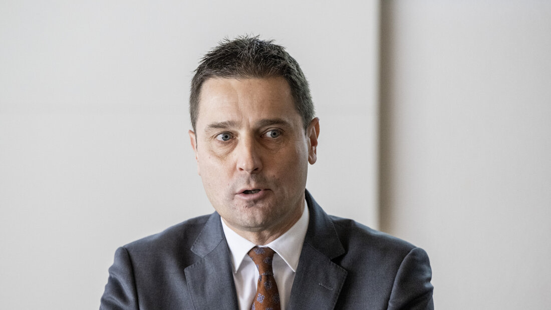 Der Schwyzer Bauvorsteher André Rüegsegger (SVP) könnte der erste Bundesrat aus seinem Kanton werden. (Archivaufnahme) 20261006120041849.jpg