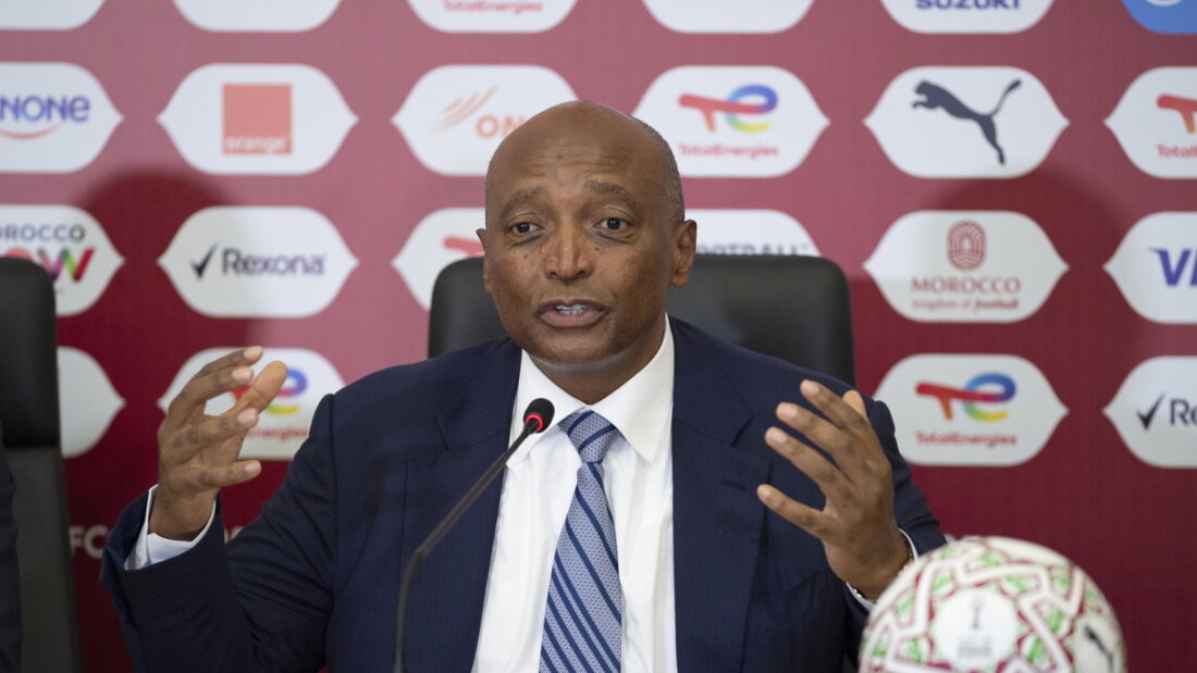Sorgt mit seinem Entscheid, den Afica-Cup nur noch allevier statt zwei Jahre auszutragen, für kontroverse iskussionen: CAF-Präsident Patrice Motsepe 20251225154835227.jpg