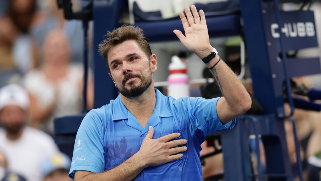 Abschied von den Fans in New York: Stan Wawrinka nach seiner Niederlage in der 1. Runde des US Open 20260901012609577.jpg