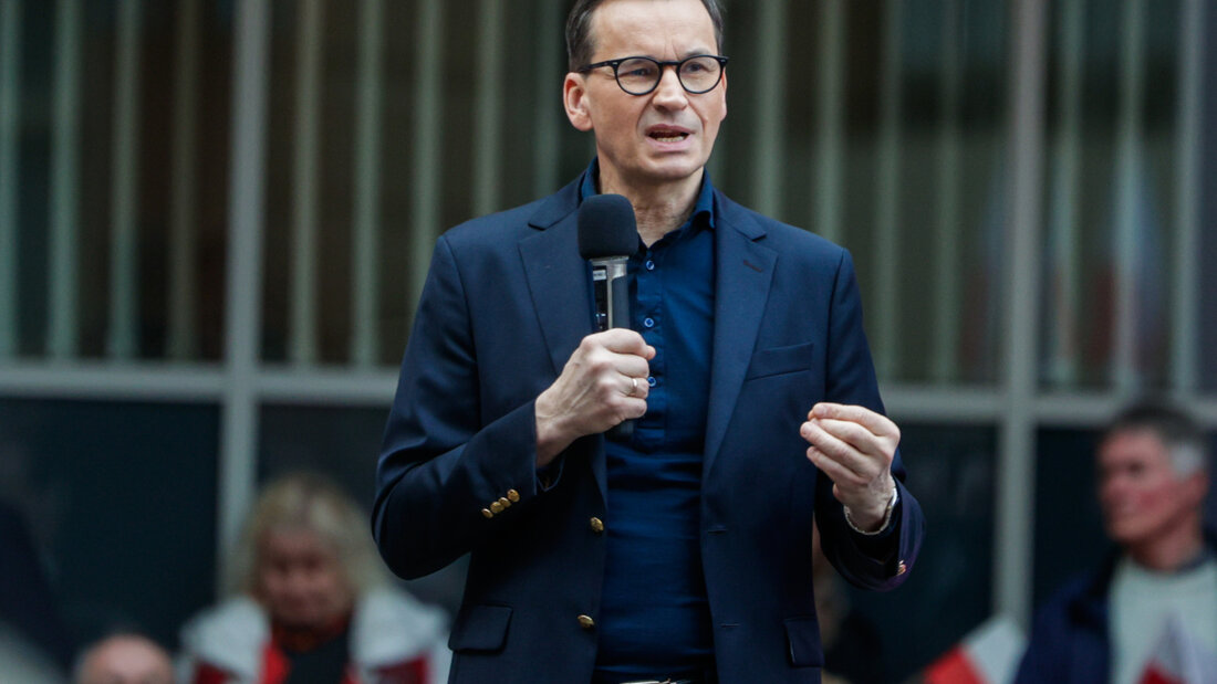 ARCHIV - Polens Ex-Regierungschef Mateusz Morawiecki. Foto: Krzysztof Zatycki/ZUMA Press Wire/dpa/Archivbild 20260814102254152.jpg