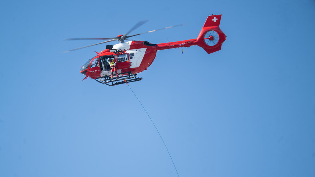 Die Rega flog zwei Wanderer nach einem Zwischenfall mit Herdenschutzhunden ins Spital. (Symbolbild) 20260804134305725.jpg