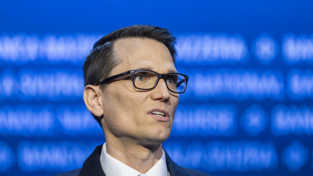 Martin Schlegel, Präsident der Schweizerischen Nationalbank, sprach am Freitag in Luzern zu den Vertreterinnen und Vertretern der Schweizer Medienbranche 20250516140214269.jpg