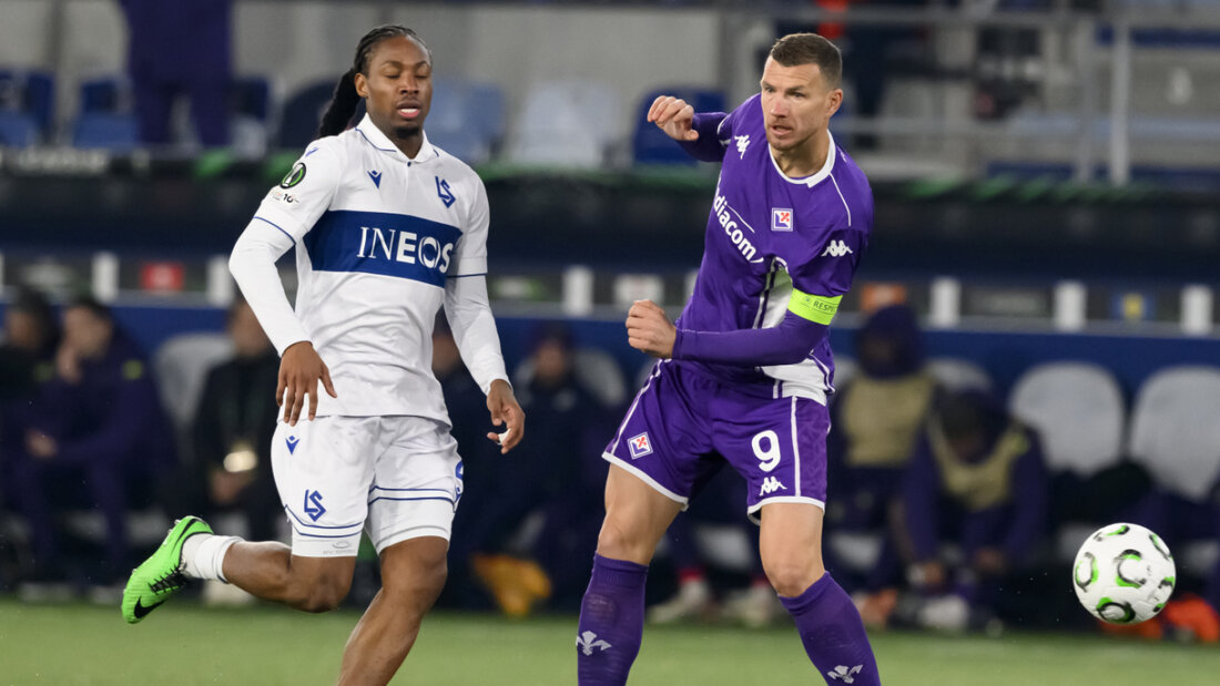 Der bosnische Nationalspieler Edin Dzeko stand seit letztem Sommer bei der kriselnden Fiorentina unter Vertrag 20260122135229491.jpg