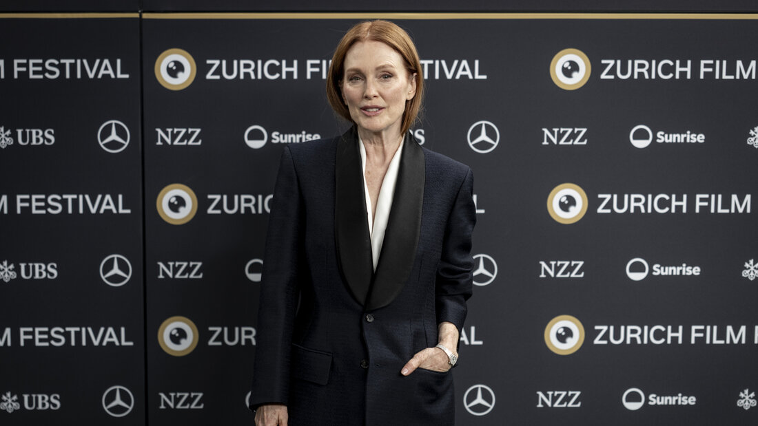 Die oscarprämierte Schauspielerin Julianne Moore am Zurich Film Festival (ZFF). Ihr wurde der Ehrenpreis "Golden Icon Award" verliehen. 20260925214059498.jpg