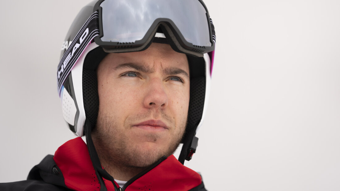 Robin Cuche fehlen nach dem ersten Slalom-Lauf in Cortina 0,94 Sekunden zu Rang 3 20260315111703786.jpg