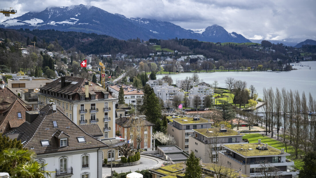 Aussicht auf Luzern: Die Mieten sind im Juni besonders in der Zentralschweiz gestiegen. (Archivbild) 20250714082735855.jpg
