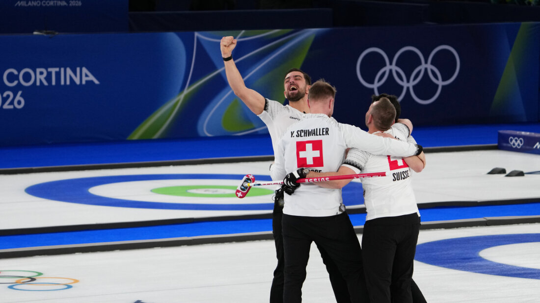 Jubeln bisher auch auf nationaler Ebene: Ds Männerteam von Yannick Schwaller steht an der Schweizer Meisterschaft im Final 20260227125220215.jpg