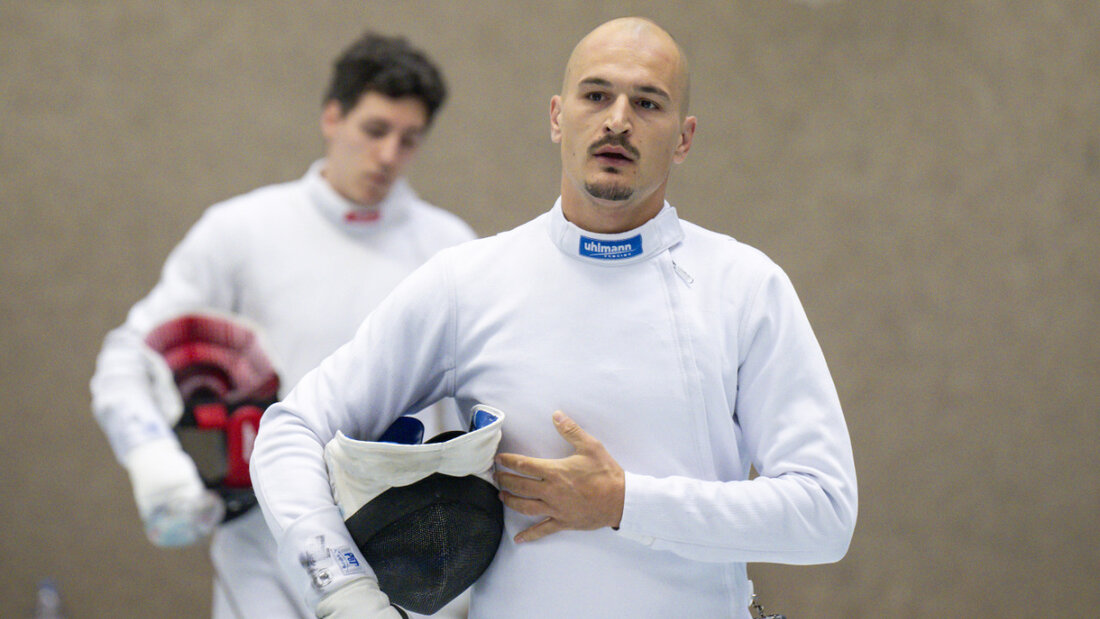 Lucas Malcotti (rechts) setzte im Team-Wettbewerb in Gümligen für die Schweizer Equipe die entscheidenden Treffer 20260524183447236.jpg
