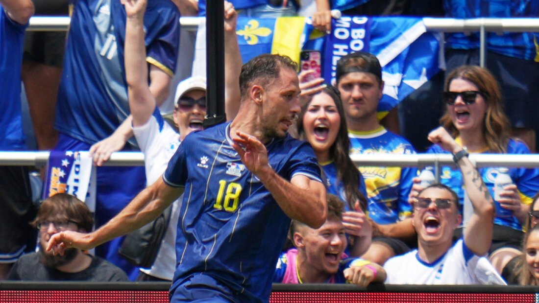 Nikola Katic, Bosniens Torschütze zum zwischenzeitlichen 1:0, spielte einst beim FC Zürich 20260606230614136.jpg