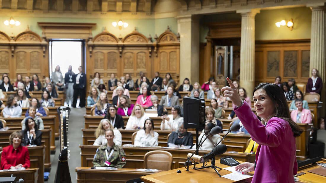 Diesjähriges Thema der Veranstaltung im Bundeshaus ist "Frauen und Sicherheit". 20250307125322479.jpg