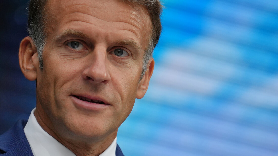 ARCHIV - Der französische Präsident Emmanuel Macron. Foto: Aurelien Morissard/Pool AP/dpa/Archivbild 20261006191234404.jpg