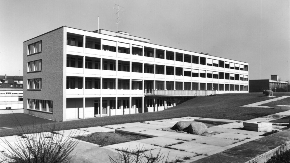 So sah der Ursprungsbau für das St. Galler Kinderspital in den 1960-er Jahren aus. Danach kamen weitere Gebäude dazu. 20250708150400212.jpg