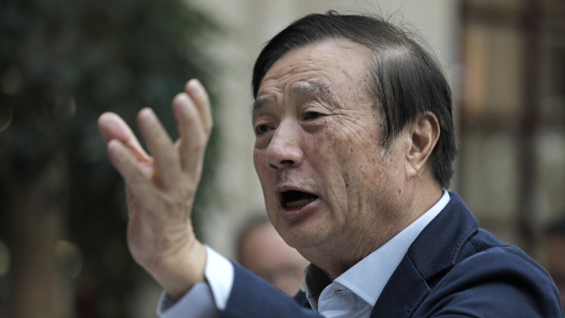 Laut Huawei-CEO Ren Zhengfei sind chinesische Computerchips den US-amerikanischen Produkten technologisch weiterhin deutlich unterlegen. (Archivbild) 20250610114149953.jpg