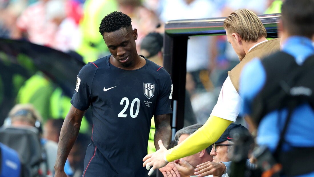 Erst gesperrt, dann begnadigt, nun draussen: Der Einsatz von Folarin Balogun brachte dem US-Team kein Glück 20260707082054018.jpg