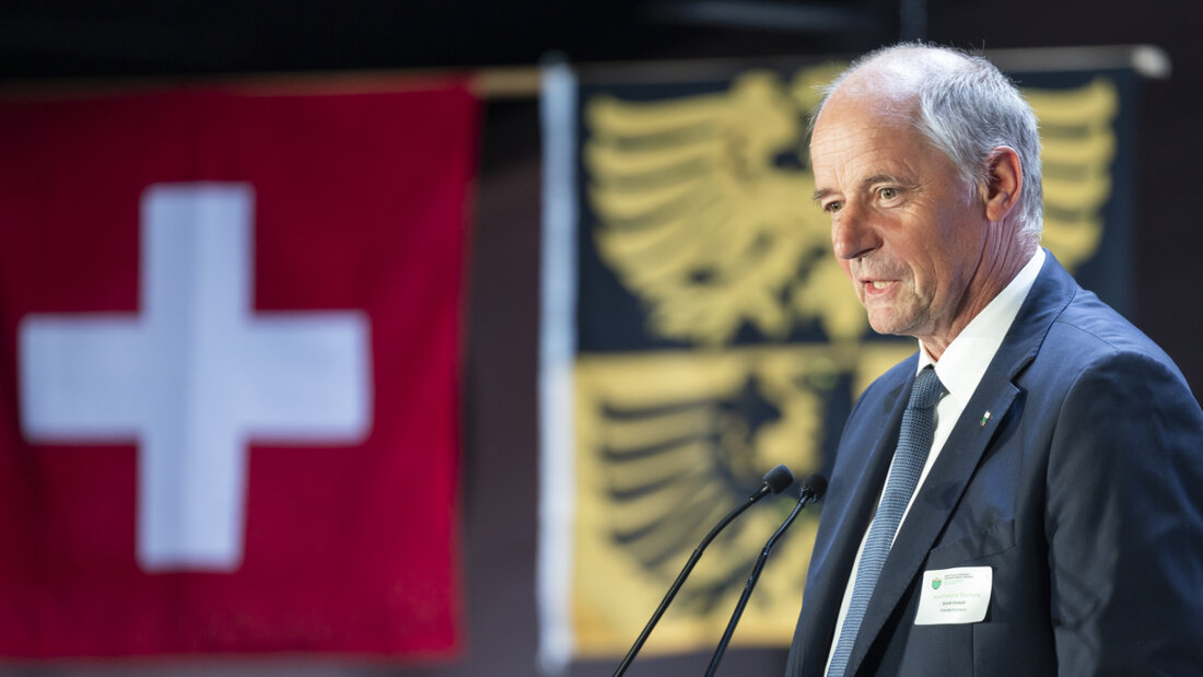 Jean-François Thuillard wurde am Donnerstagabend vom Parteitag der SVP Waadt, der in Chavannes-le-Chêne im nördlichen Waadtland stattfand, nominiert (Archiv). 20251128010848942.jpg