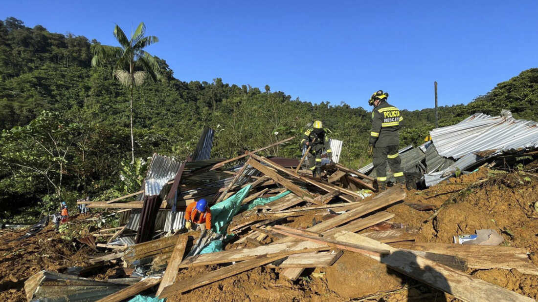 Erdrutsch in der Nähe der Stadt Medellin begräbt acht Menschen unter sich. (Archivbild) 20250625014243881.jpg