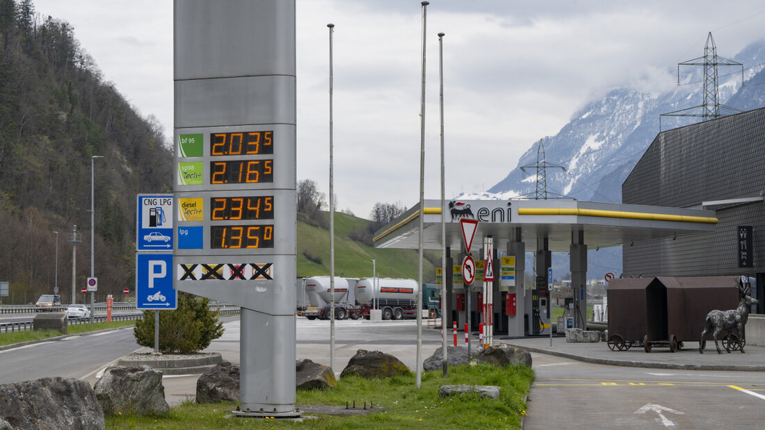 Eine Eni-Tankstelle an der Autobahnraststätte Erstfeld auf der A2. (Archivbild) 20260725101702366.jpg