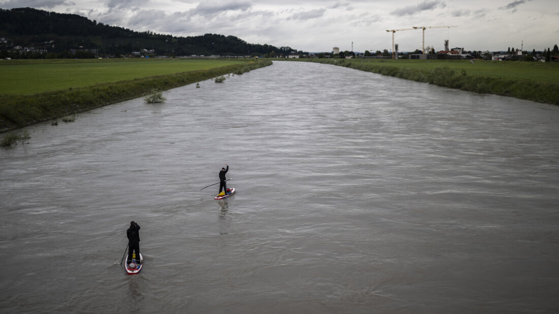 Das Hochwasserschutzprojekt Rhesi sieht auch eine Renaturierung des Rheins vor. (Archivbild) 20260520140823245.jpg