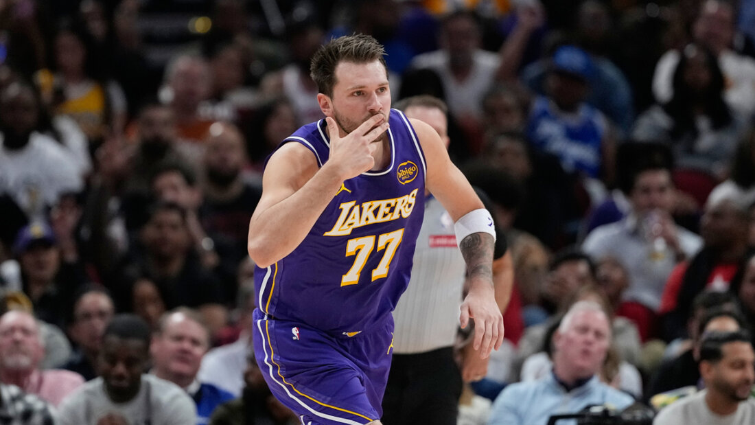 Der Slowene Luca Doncic war beim Sieg der Lakers gegen die Rockets der überragende Spieler 20260319060421617.jpg